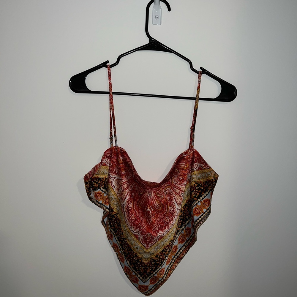 Princess Polly Scarf Tie Top